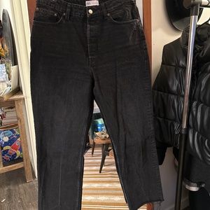 Z1975 Zara Black Straight leg jeans